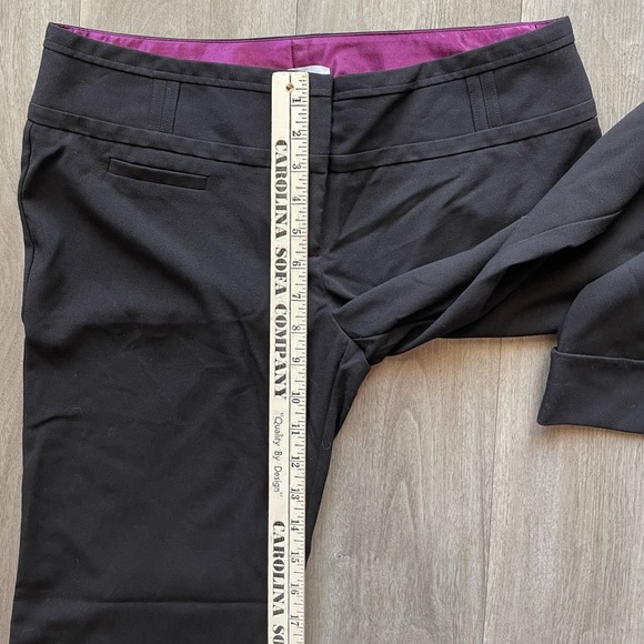 Charlotte Russe Black Mid Rise Flared Leg Dress Pants Juniors 11 - Picture 6 of 8